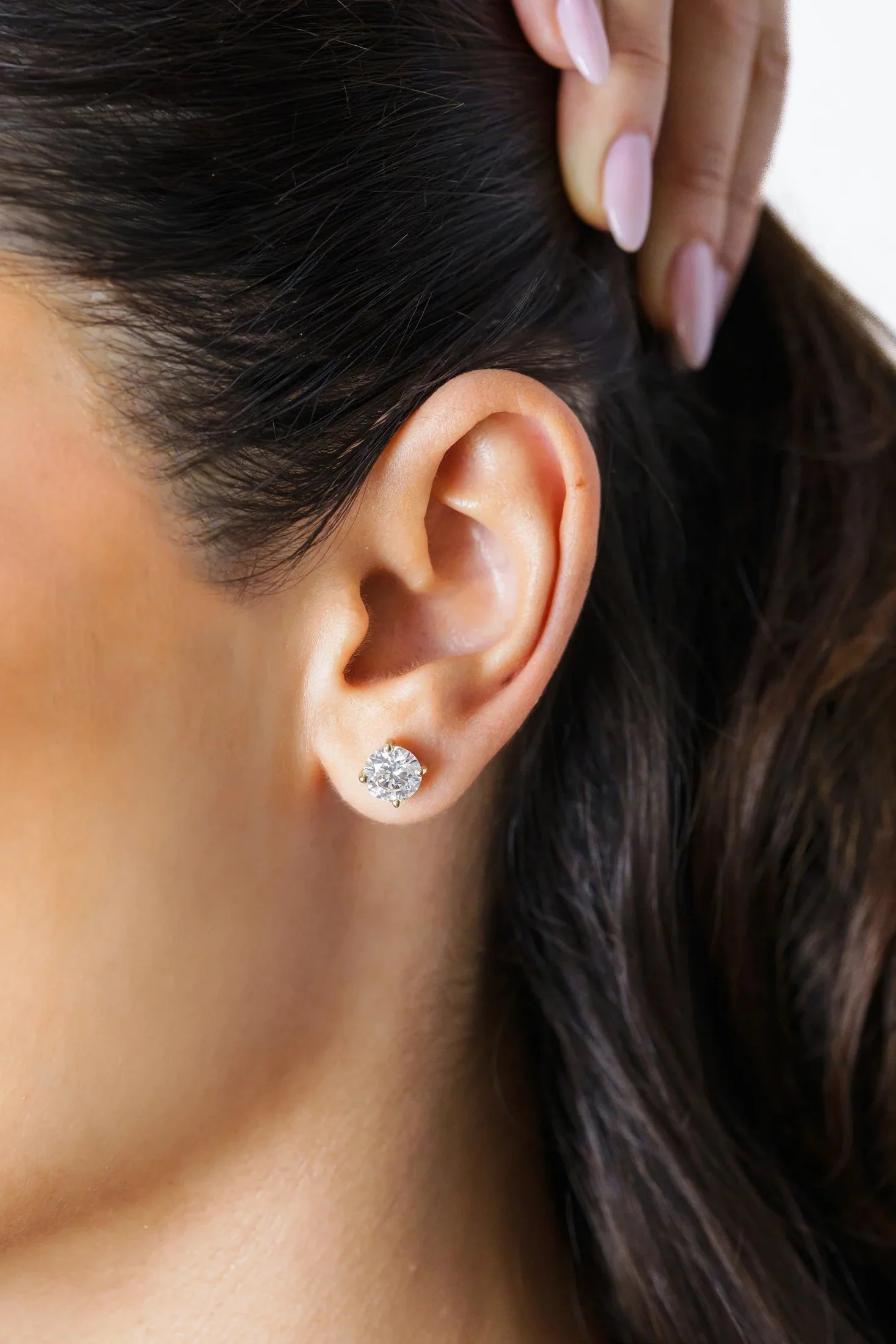 Luxe 11 Solitaire Earrings - Image 3