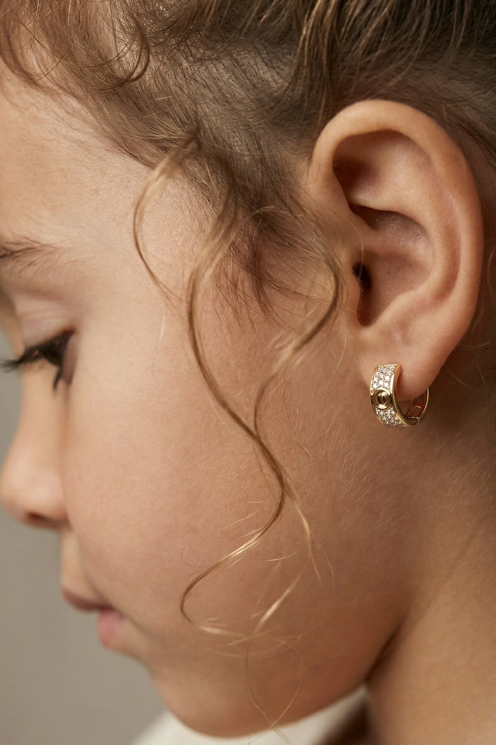 Gold Screw Hoops - Image 3