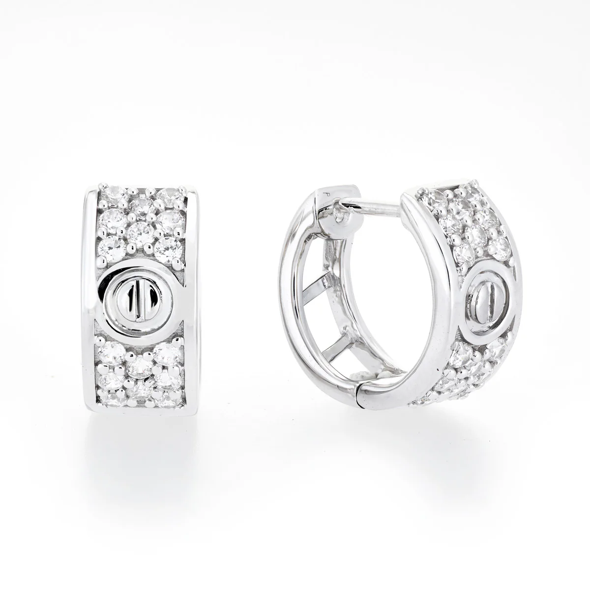 Gold Screw Hoops - Image 4