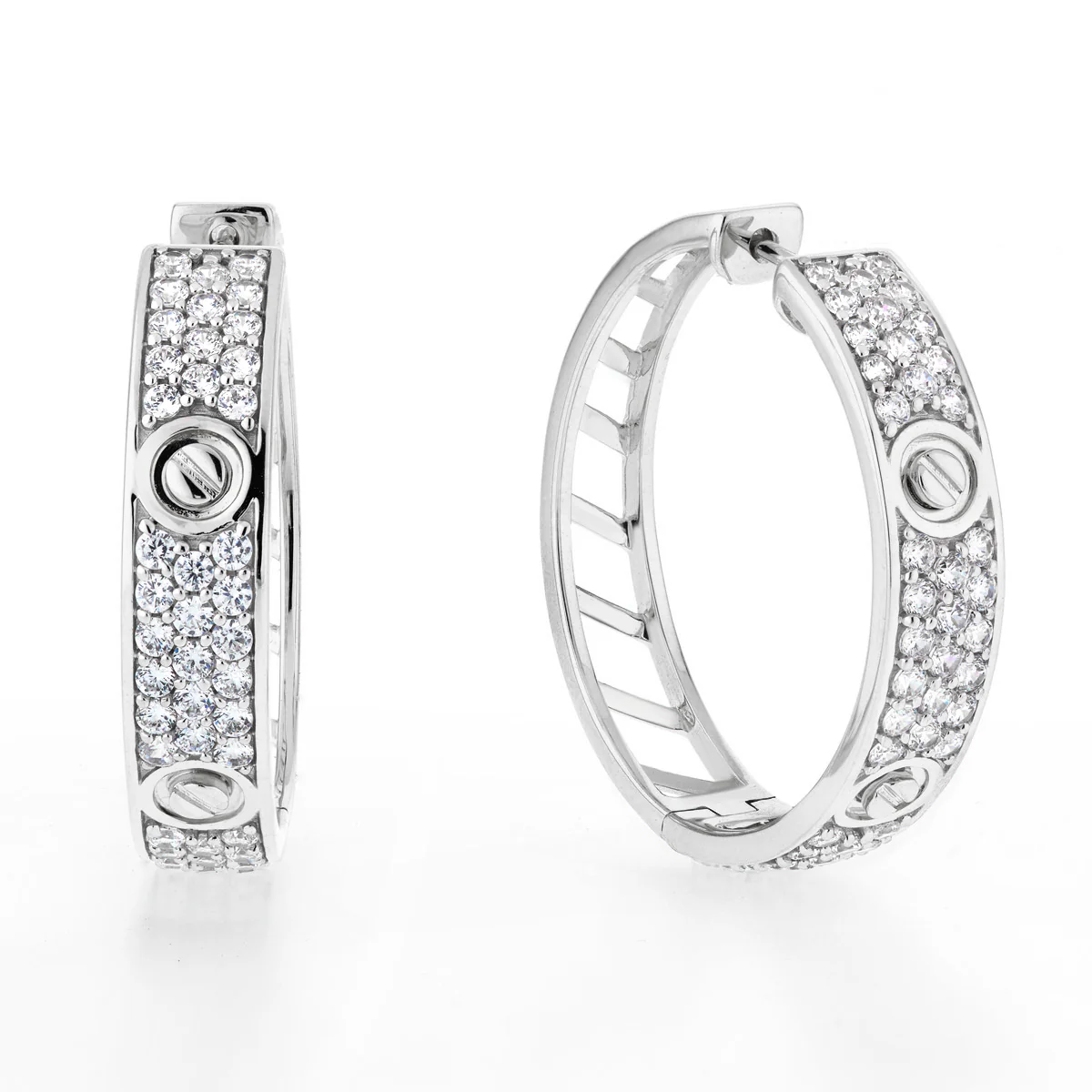 Gold Screw Hoops - Image 6