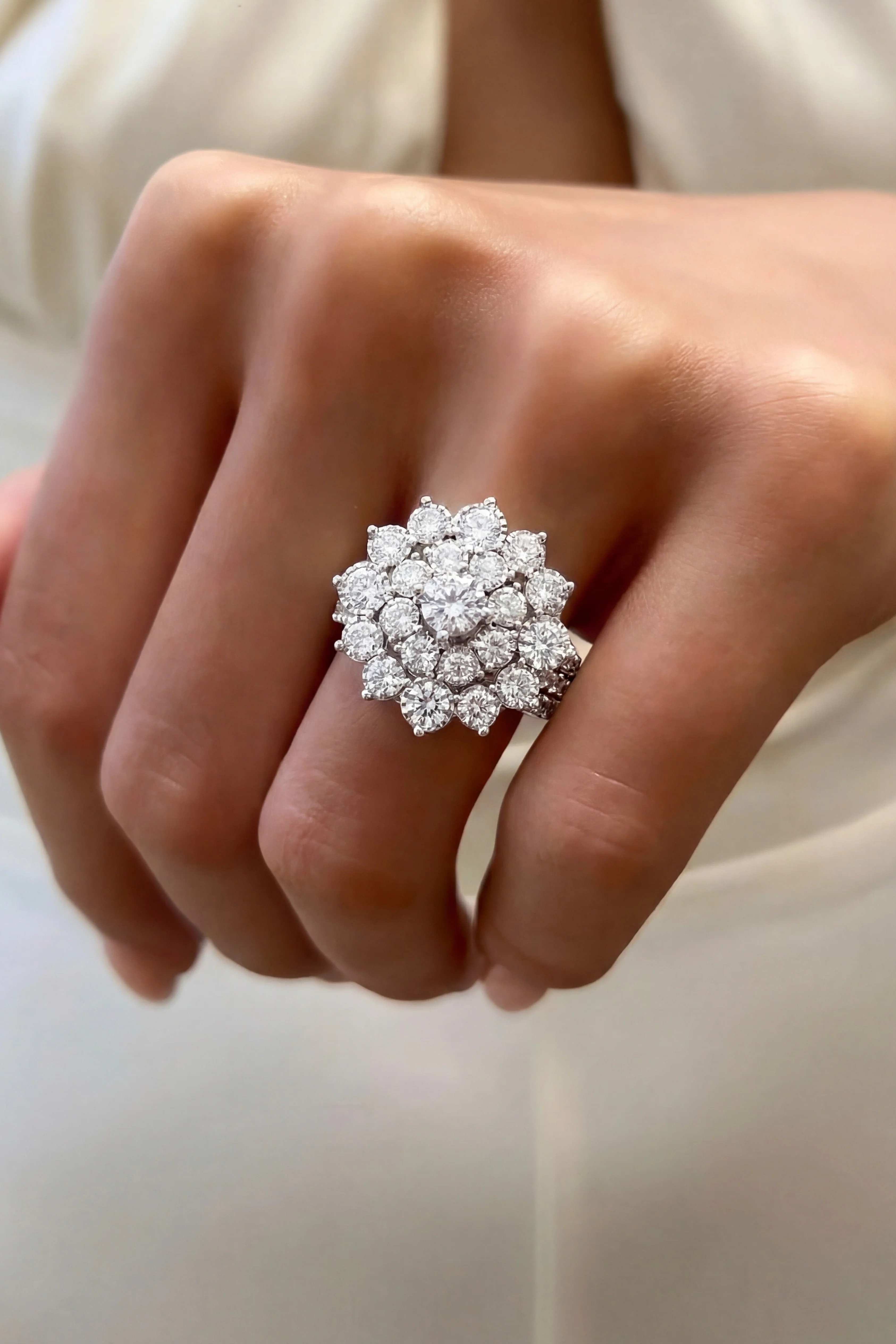 Diamond Bloom Ring - Image 2