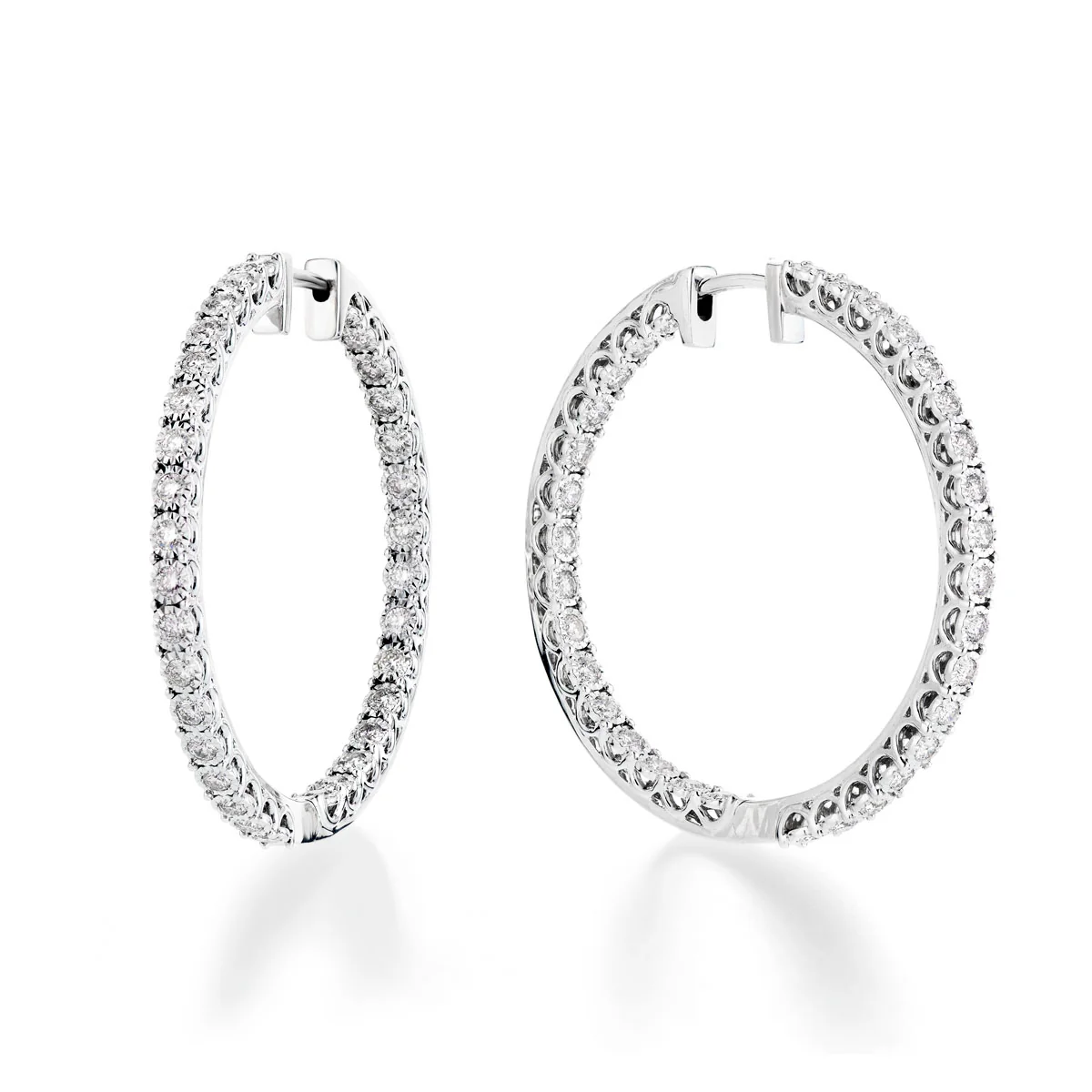 Diamond Illusion Hoops - Image 3