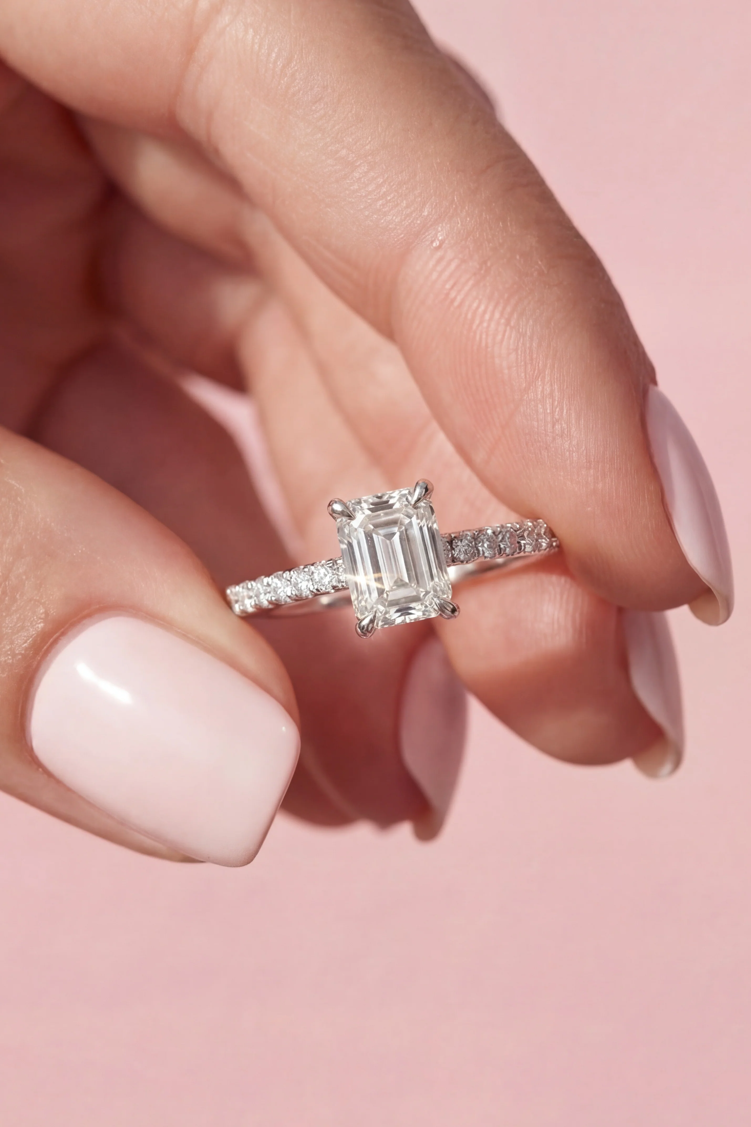 Emerald-Cut Engagement Ring - Image 2