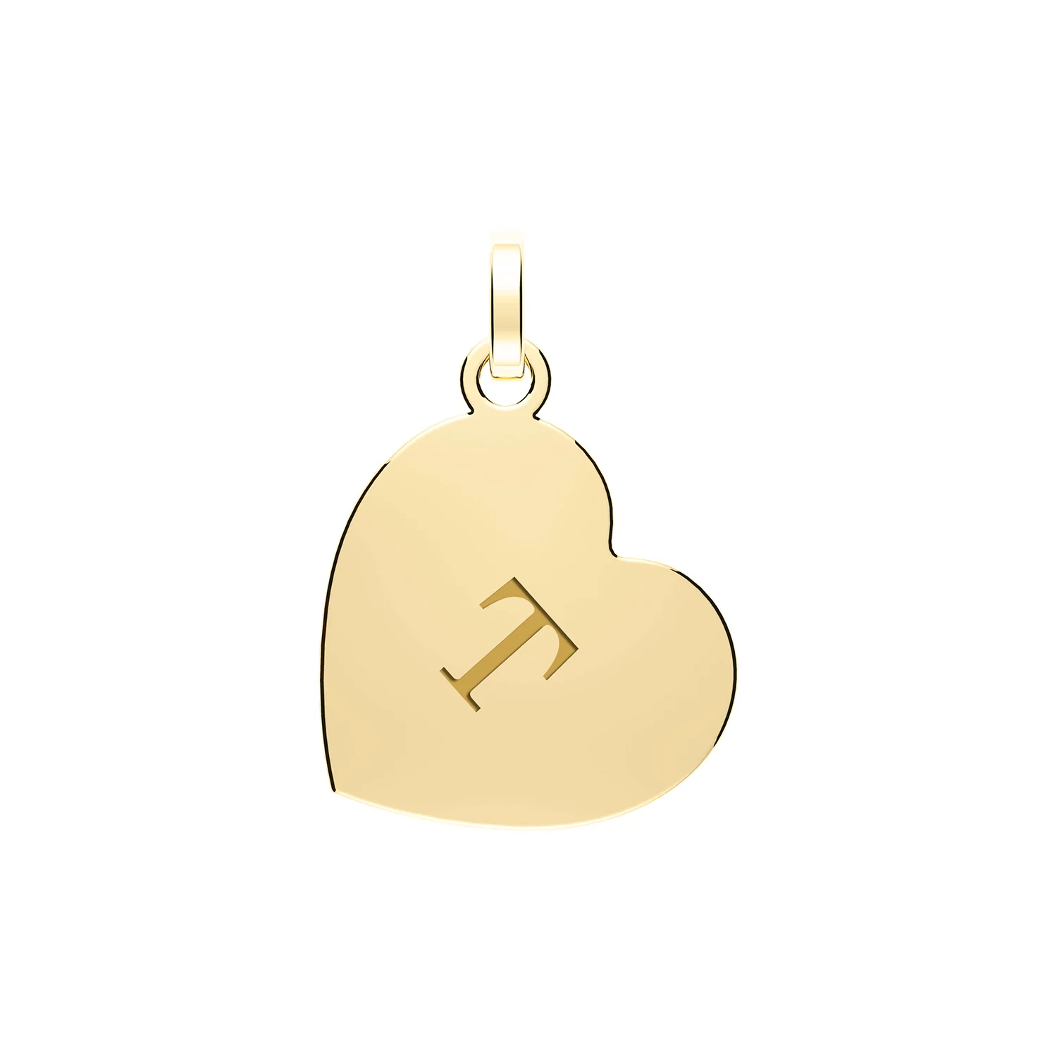 Engraved Initial Heart Pendant - Image 20