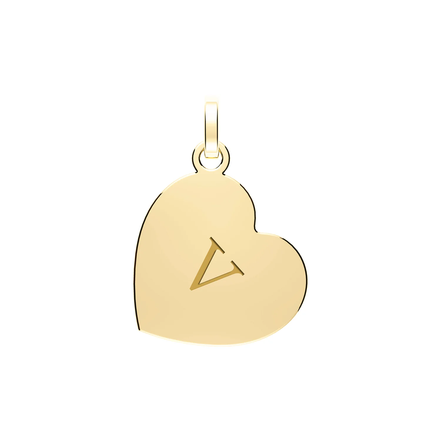 Engraved Initial Heart Pendant - Image 21