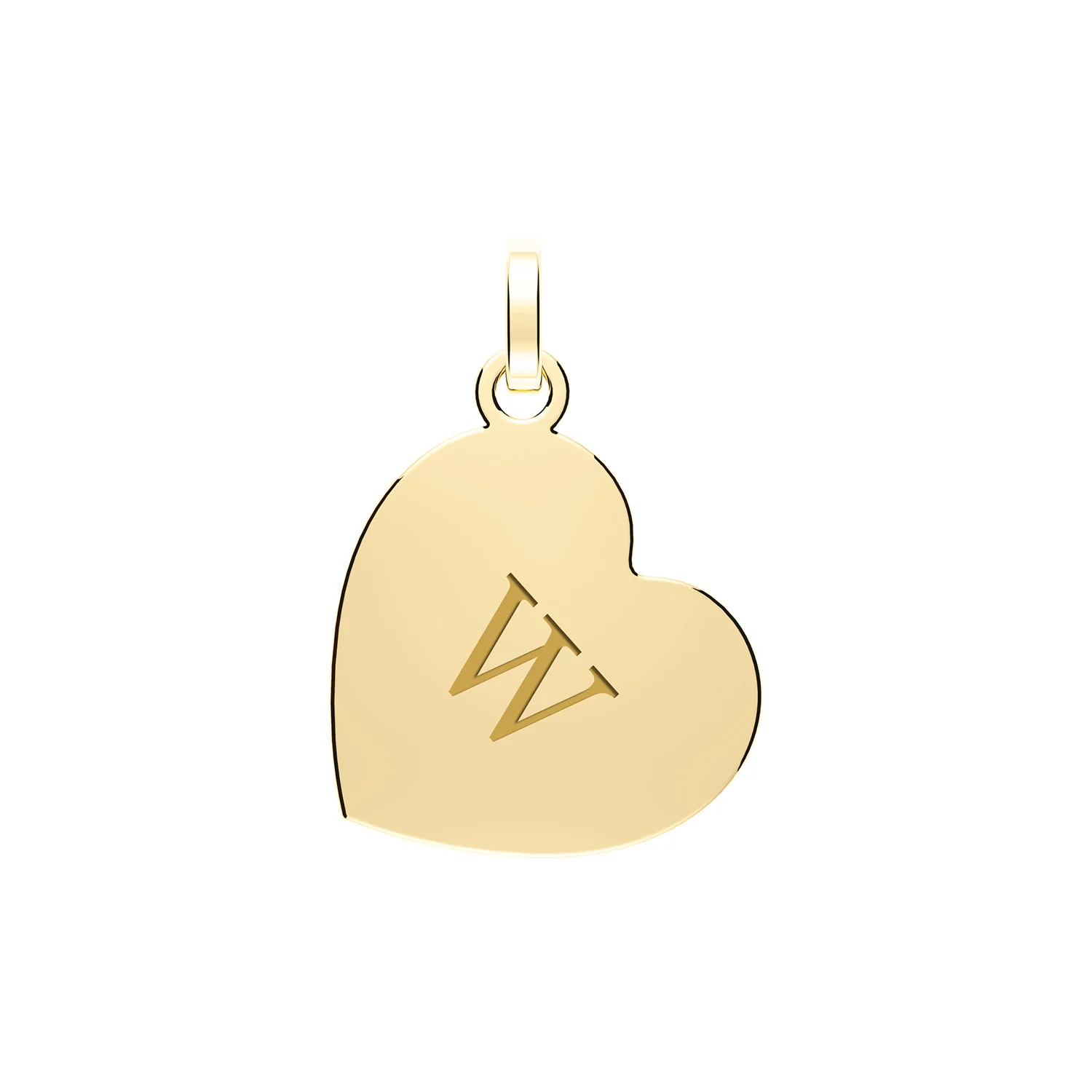 Engraved Initial Heart Pendant - Image 22