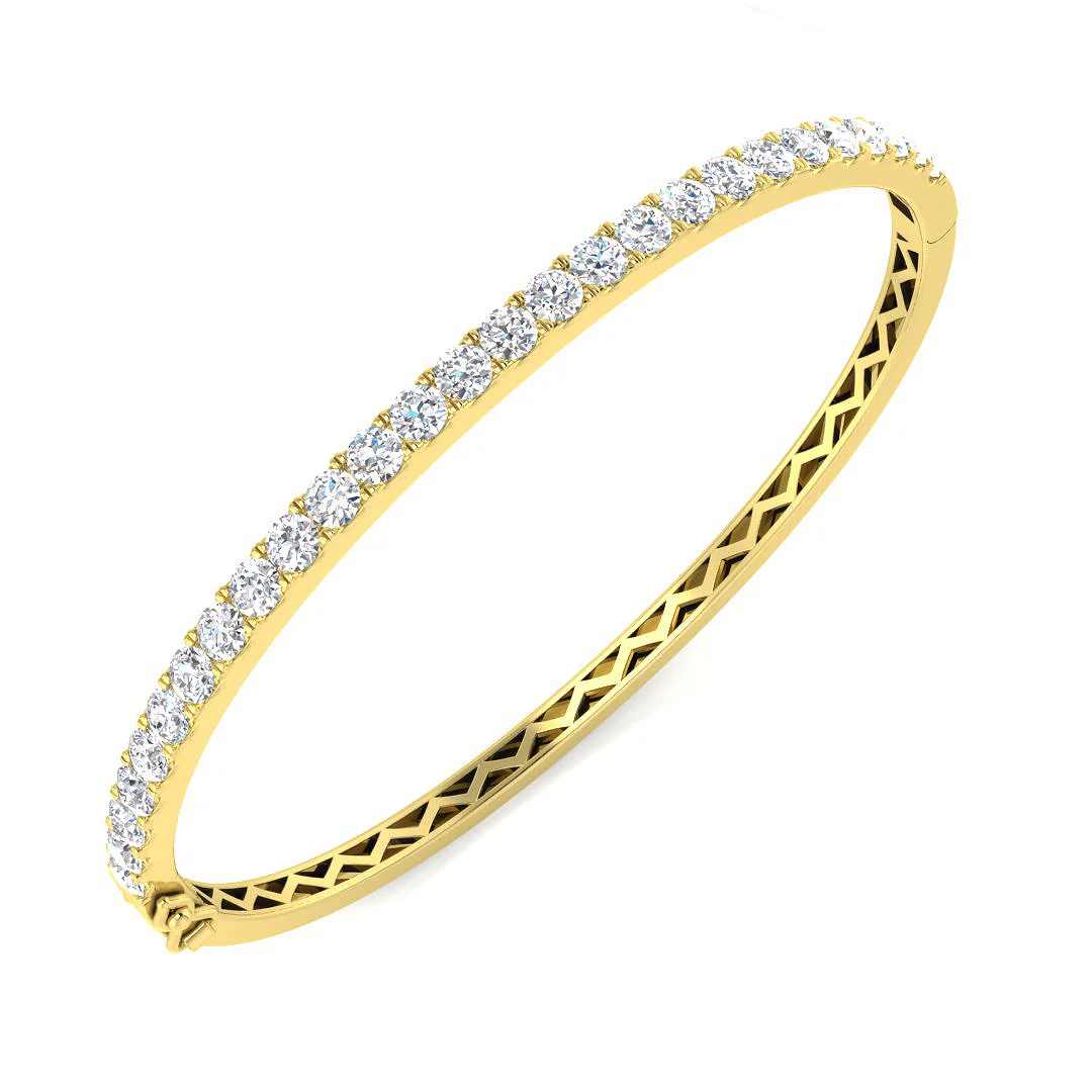 Eternity Diamond Bangle - Image 4