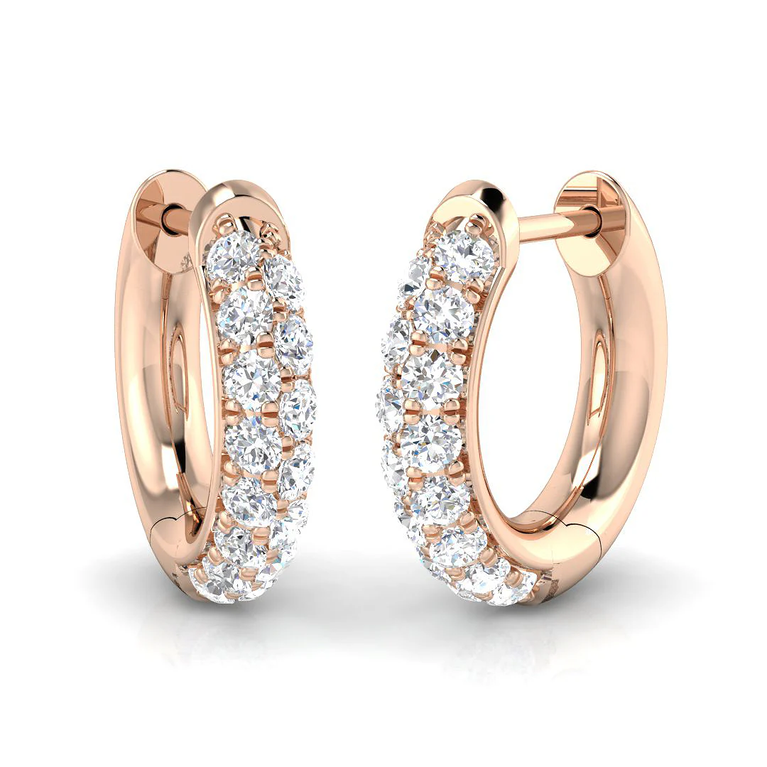 Thirty Rounds Diamond Hoops - Image 3