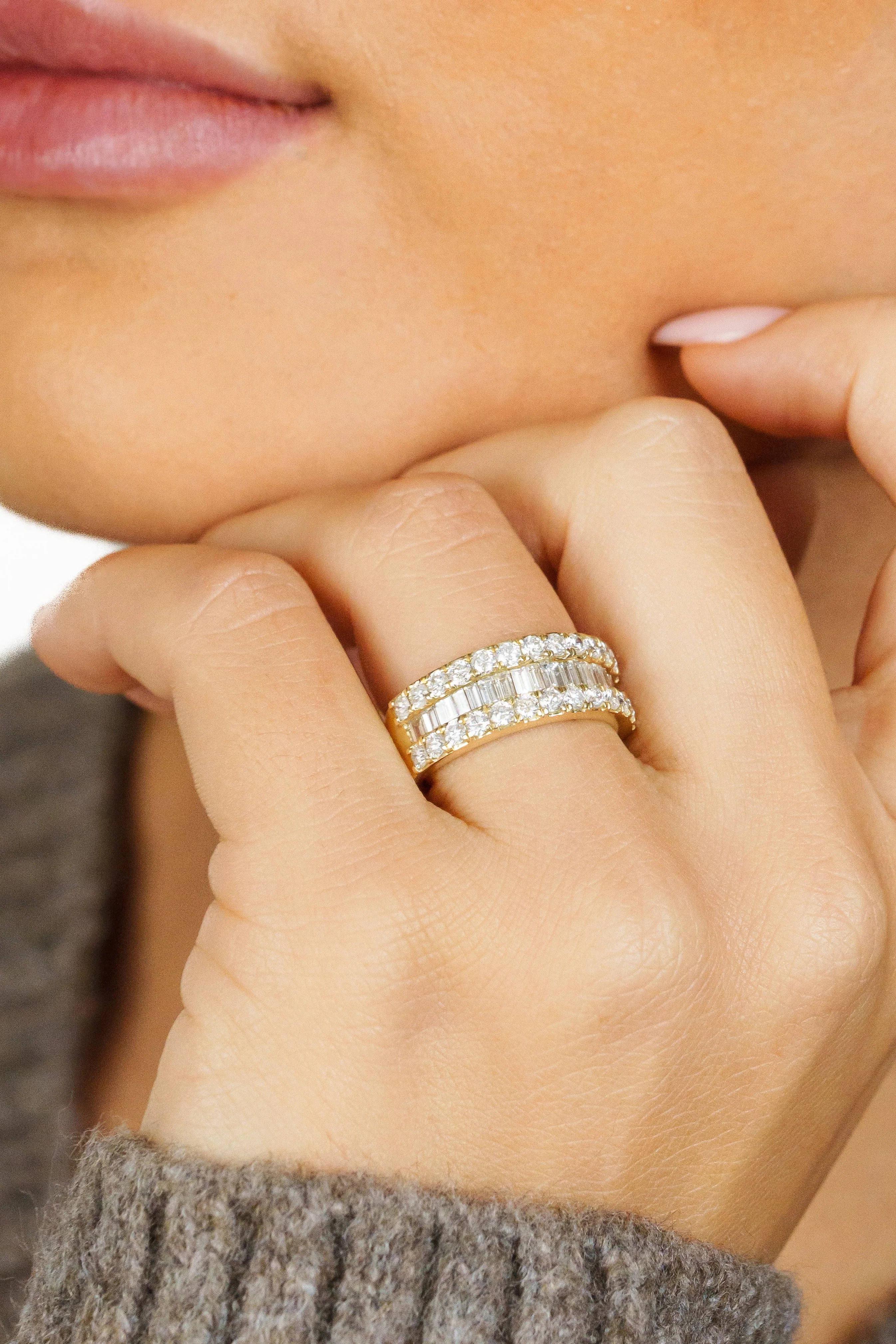 Baguette Diamond Band - Image 3