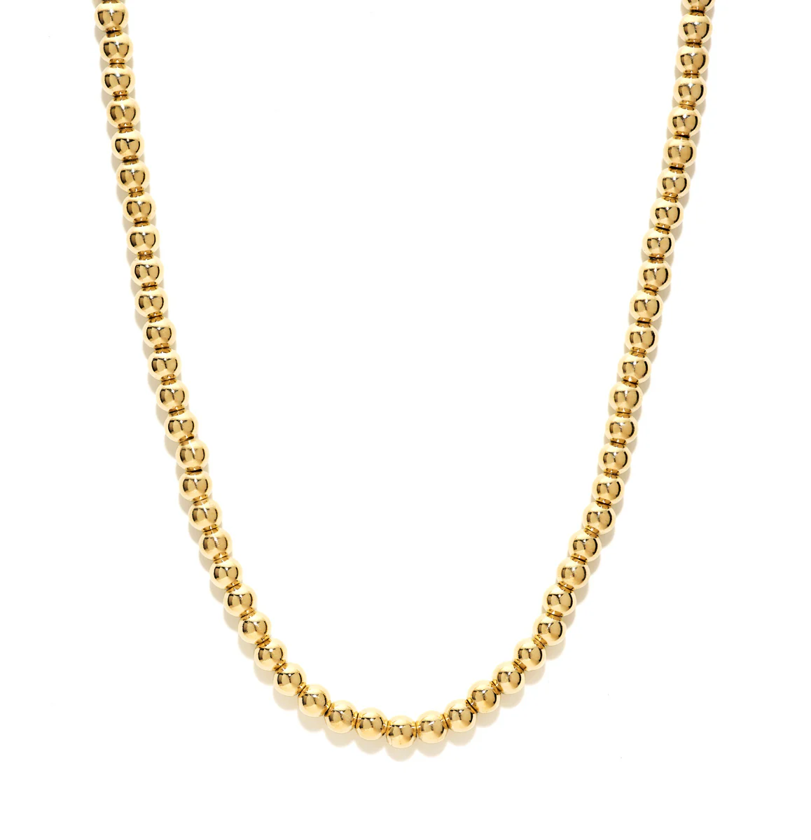 Gold Beads Necklace - Image 2