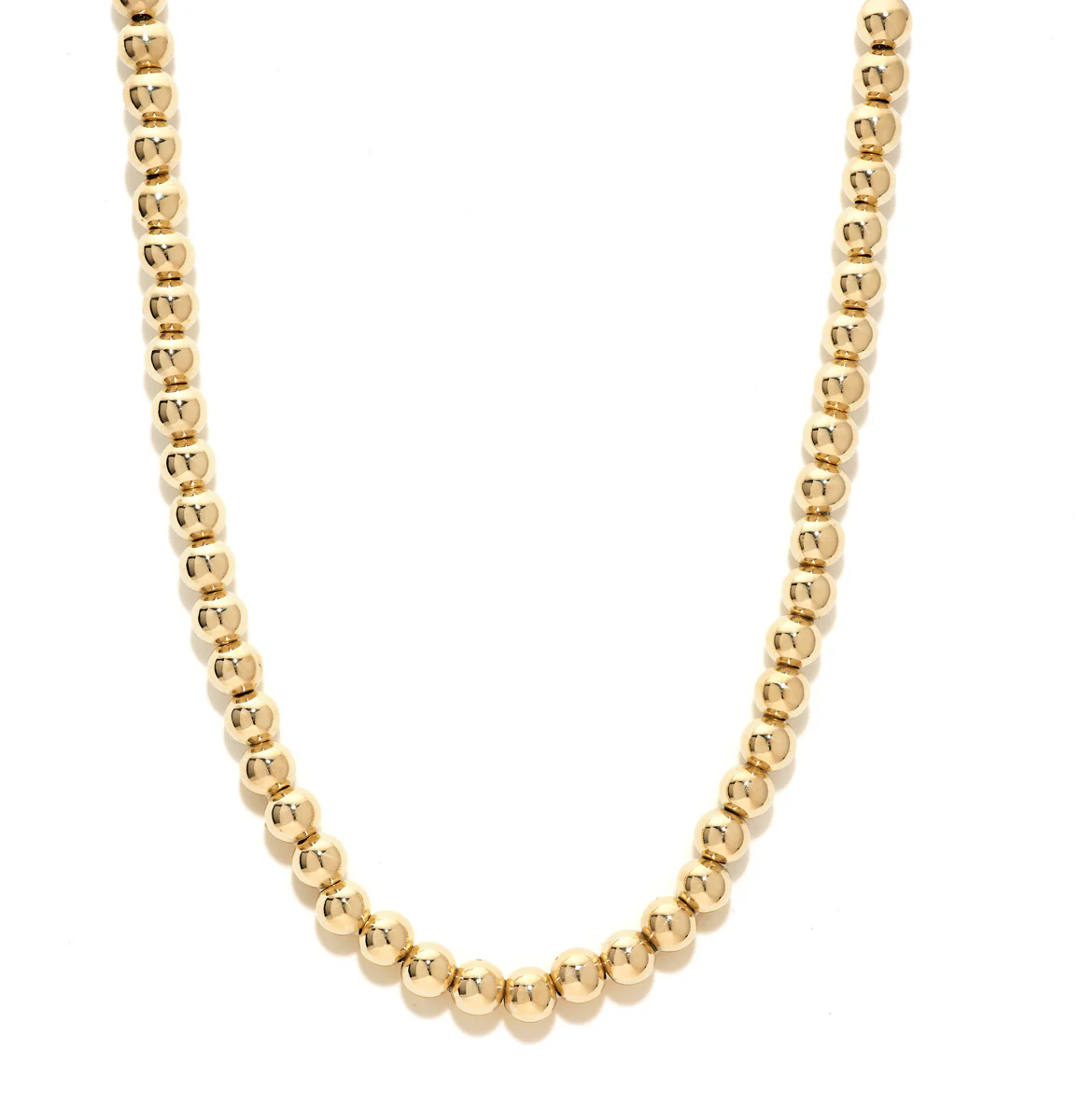Gold Beads Necklace - Image 3