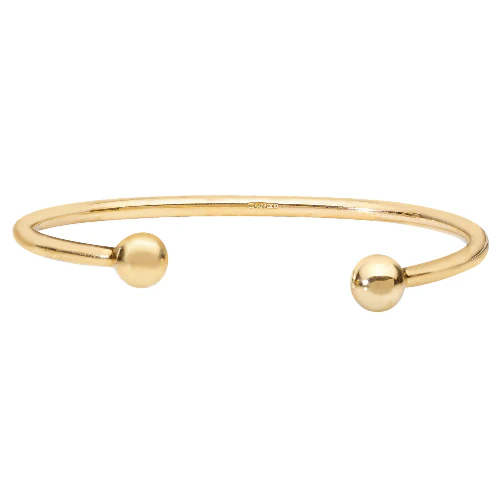 Baby Gold Torque Bangle