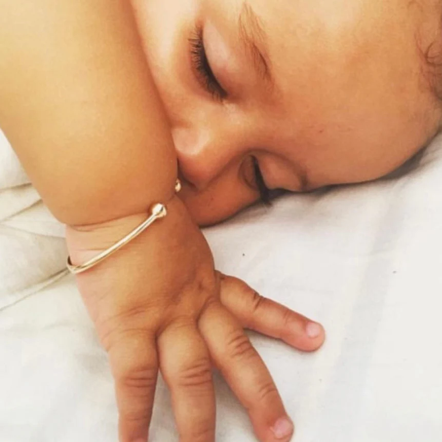 Baby Gold Torque Bangle - Image 2