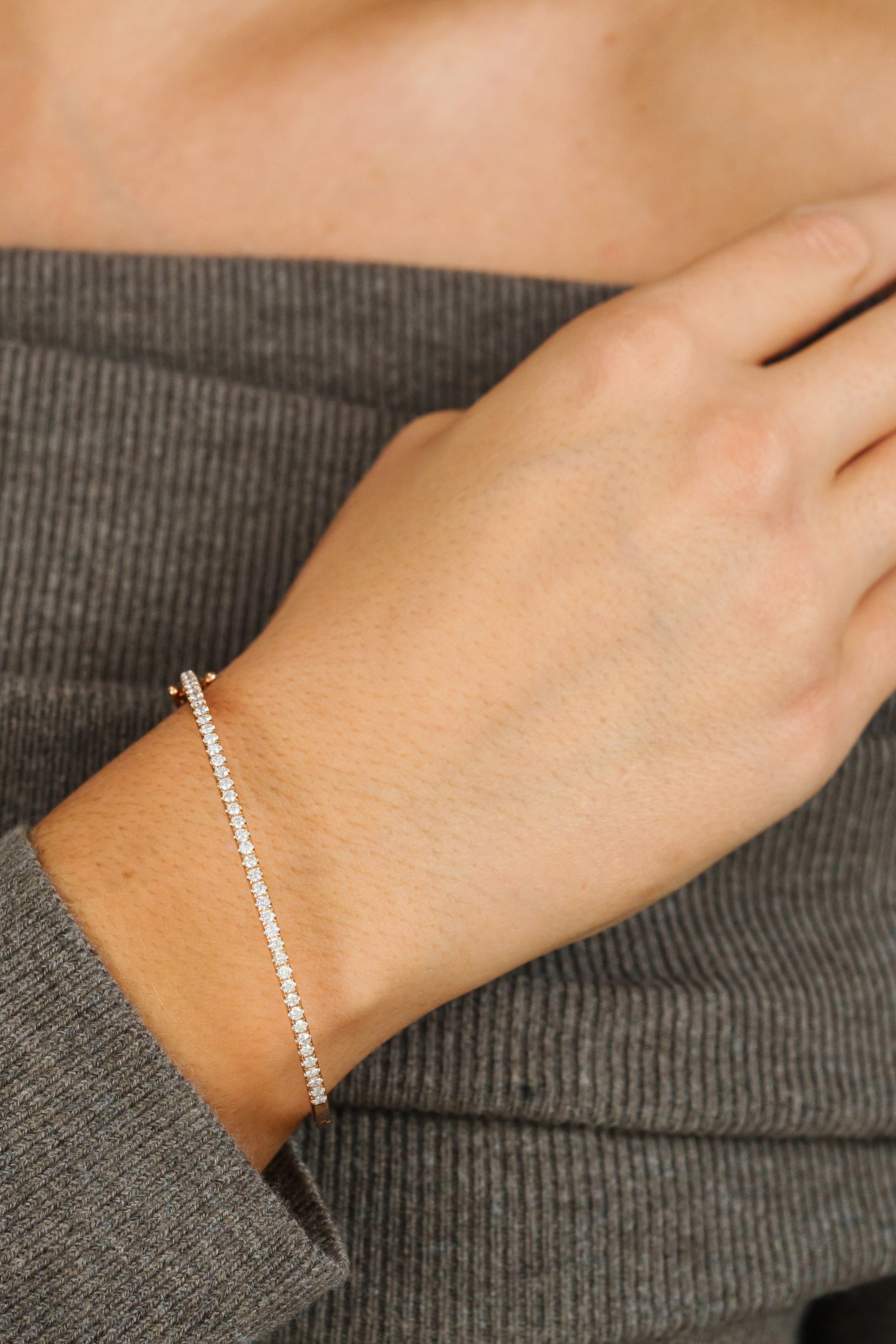 Grace Diamond Bangle - Image 2