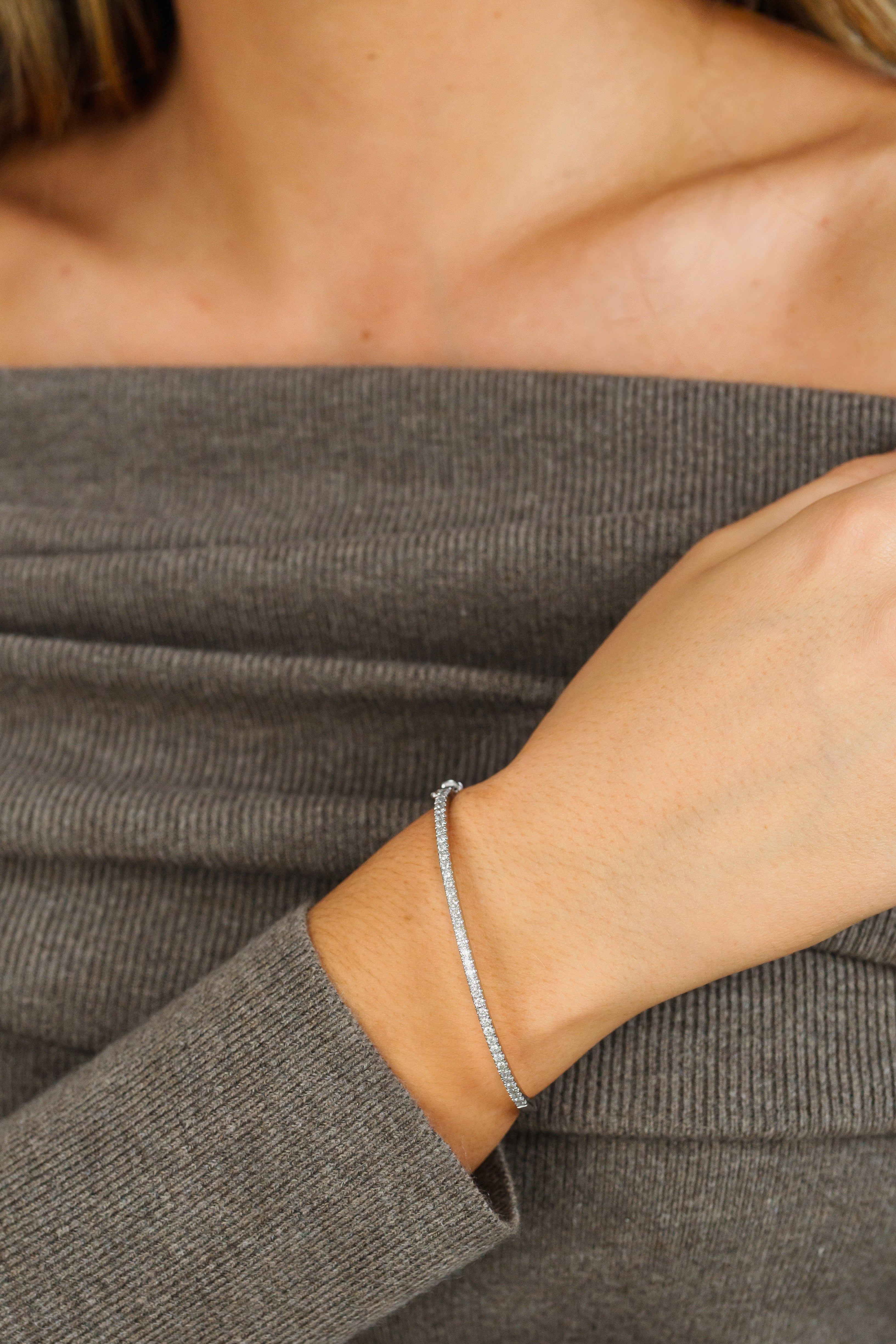Grace Diamond Bangle - Image 3