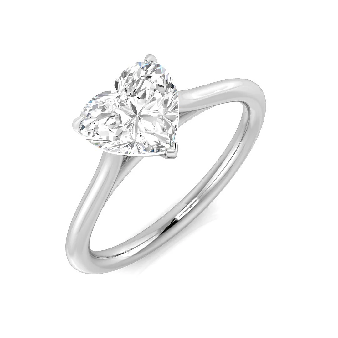 Heart Engagement Ring