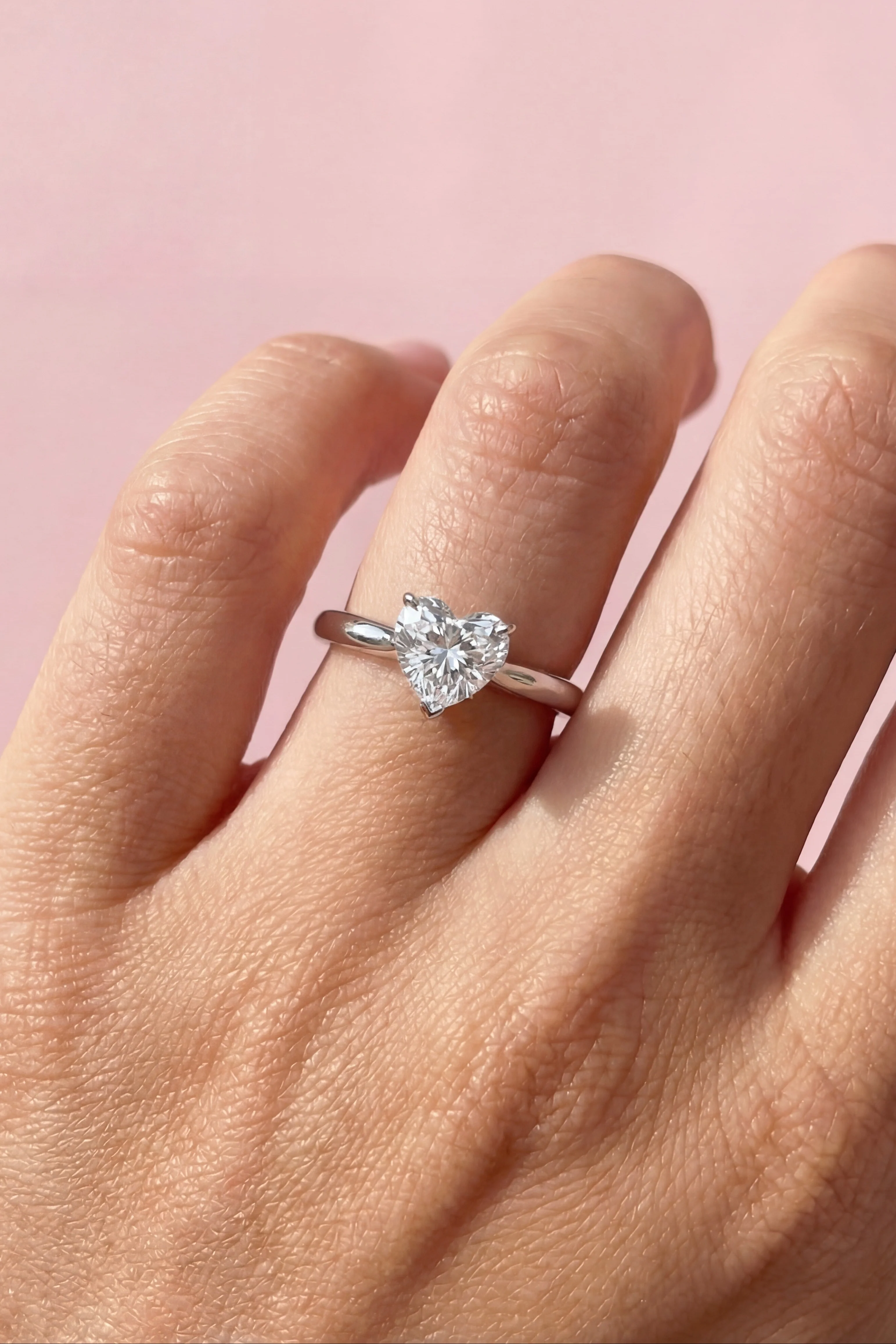 Heart Engagement Ring - Image 2