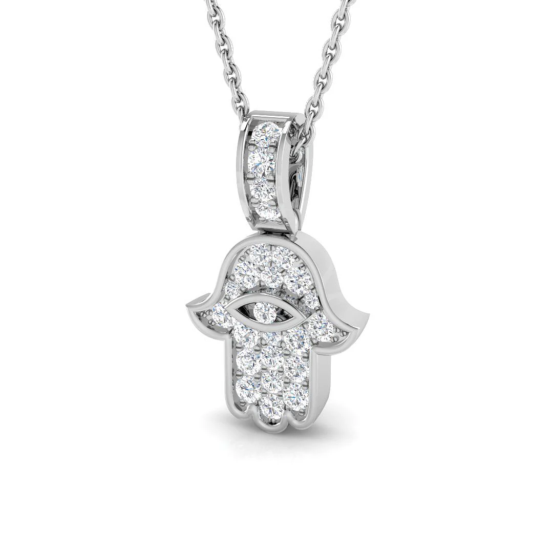 Mini Hamza Hand Pendant - Image 2