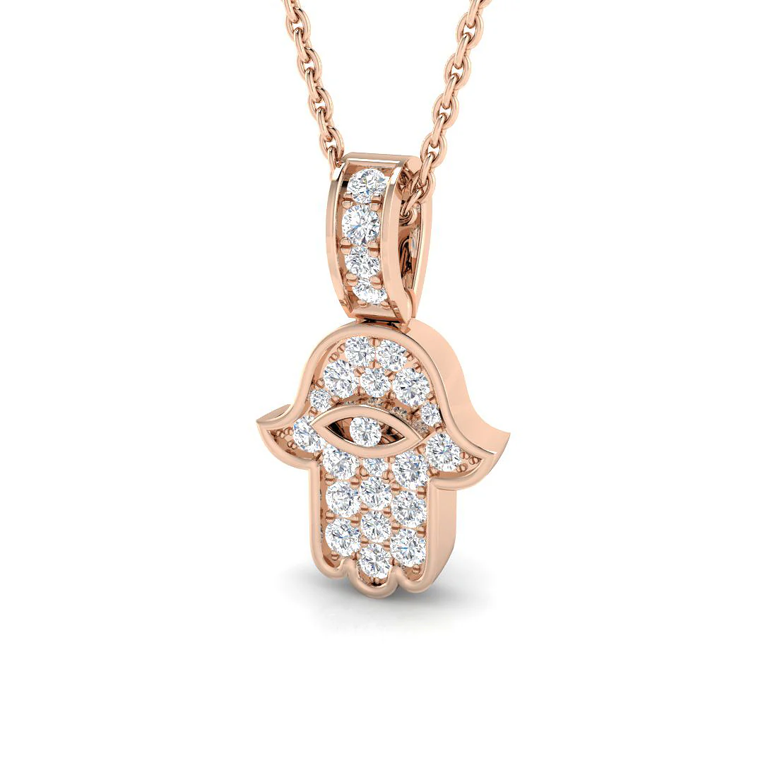 Mini Hamza Hand Pendant - Image 3