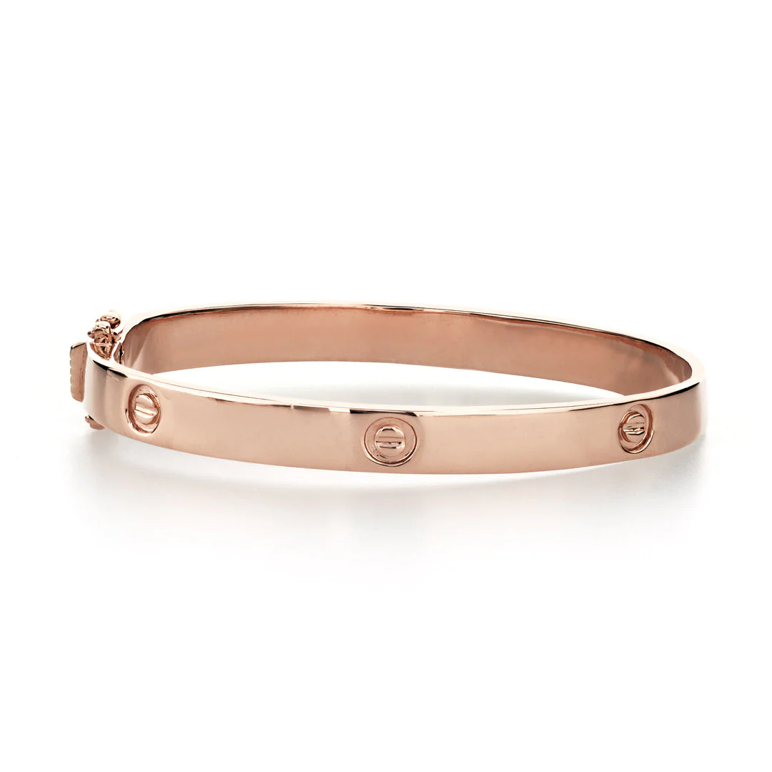 Gold Screw Bangle - Image 3