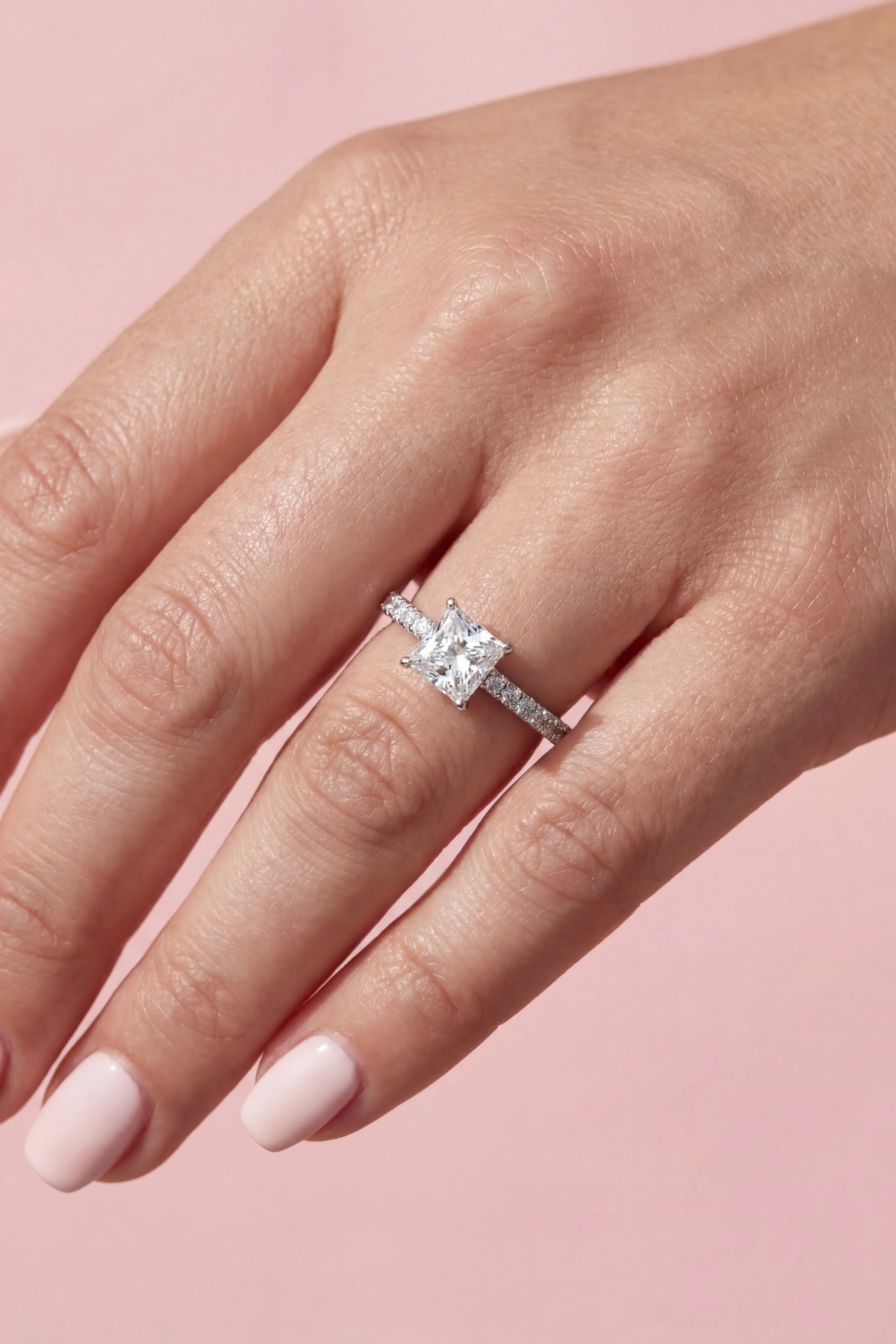 Princess Diamond Engagement Ring - Image 2
