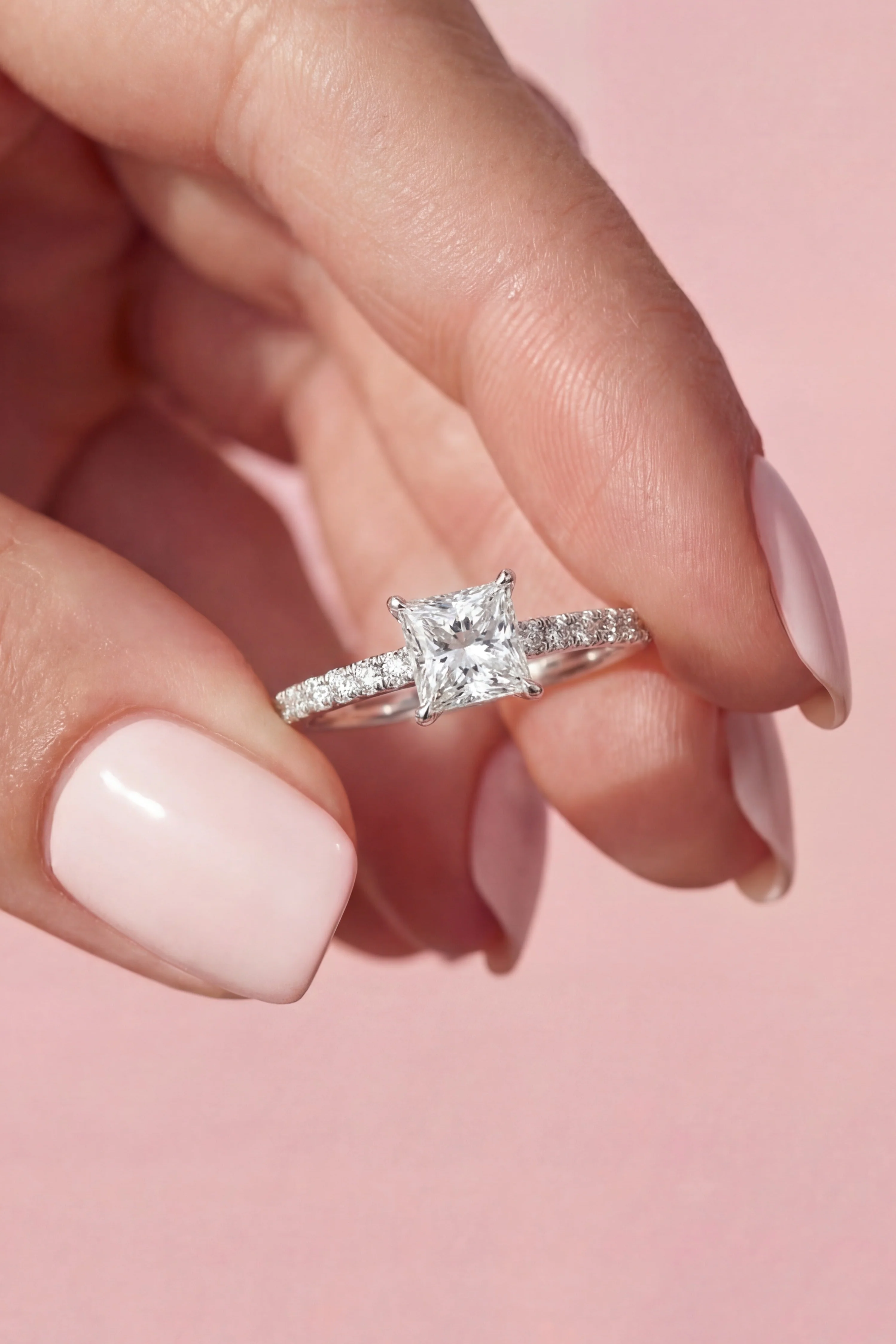 Princess Diamond Engagement Ring - Image 3