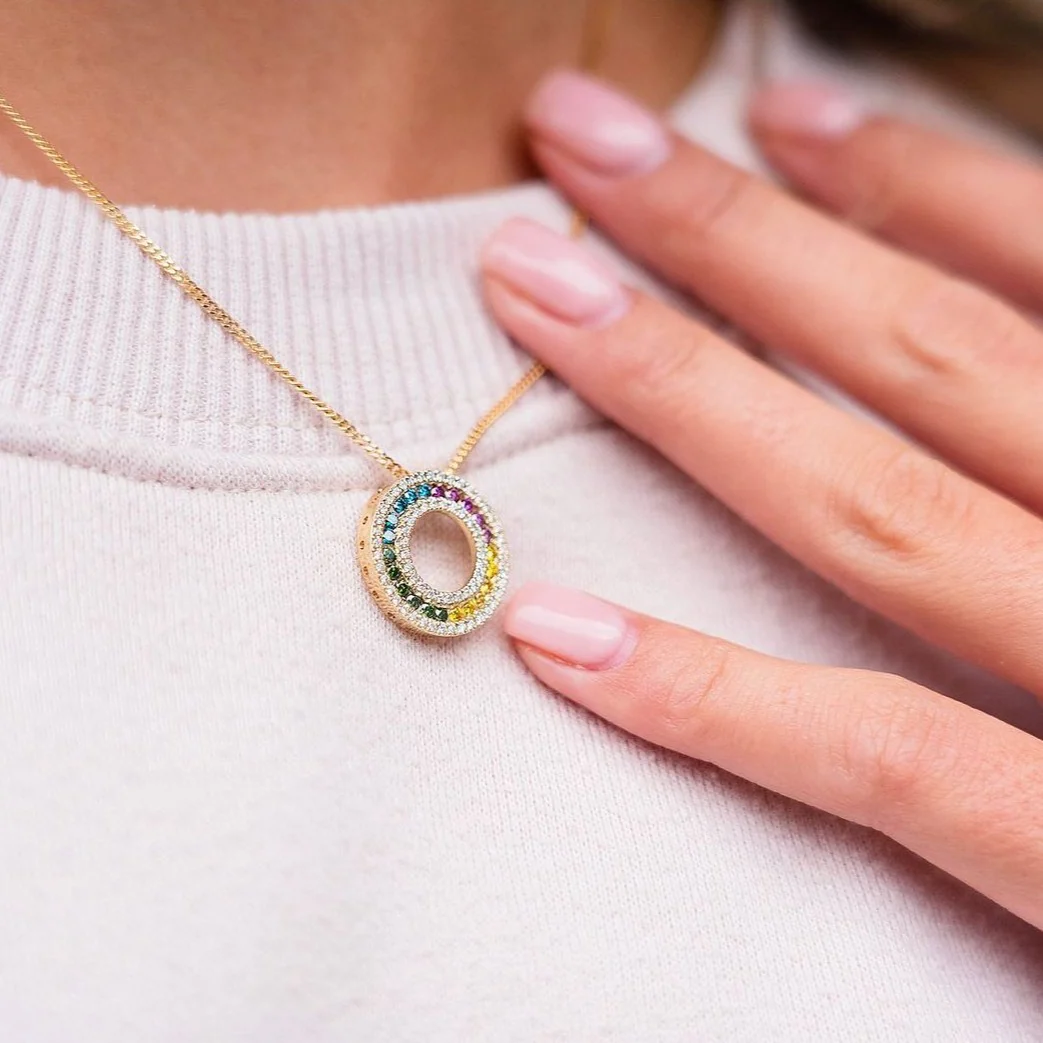Rainbow Circle of Life Pendant - Image 2