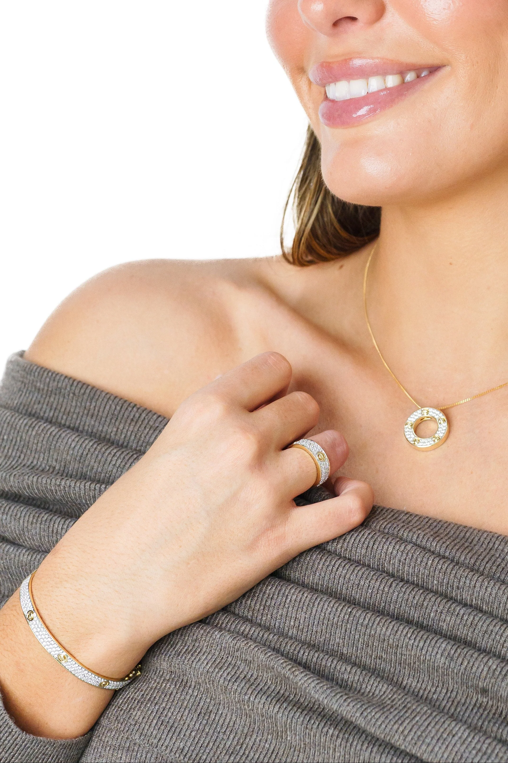 Screw Circle Pendant - Image 3