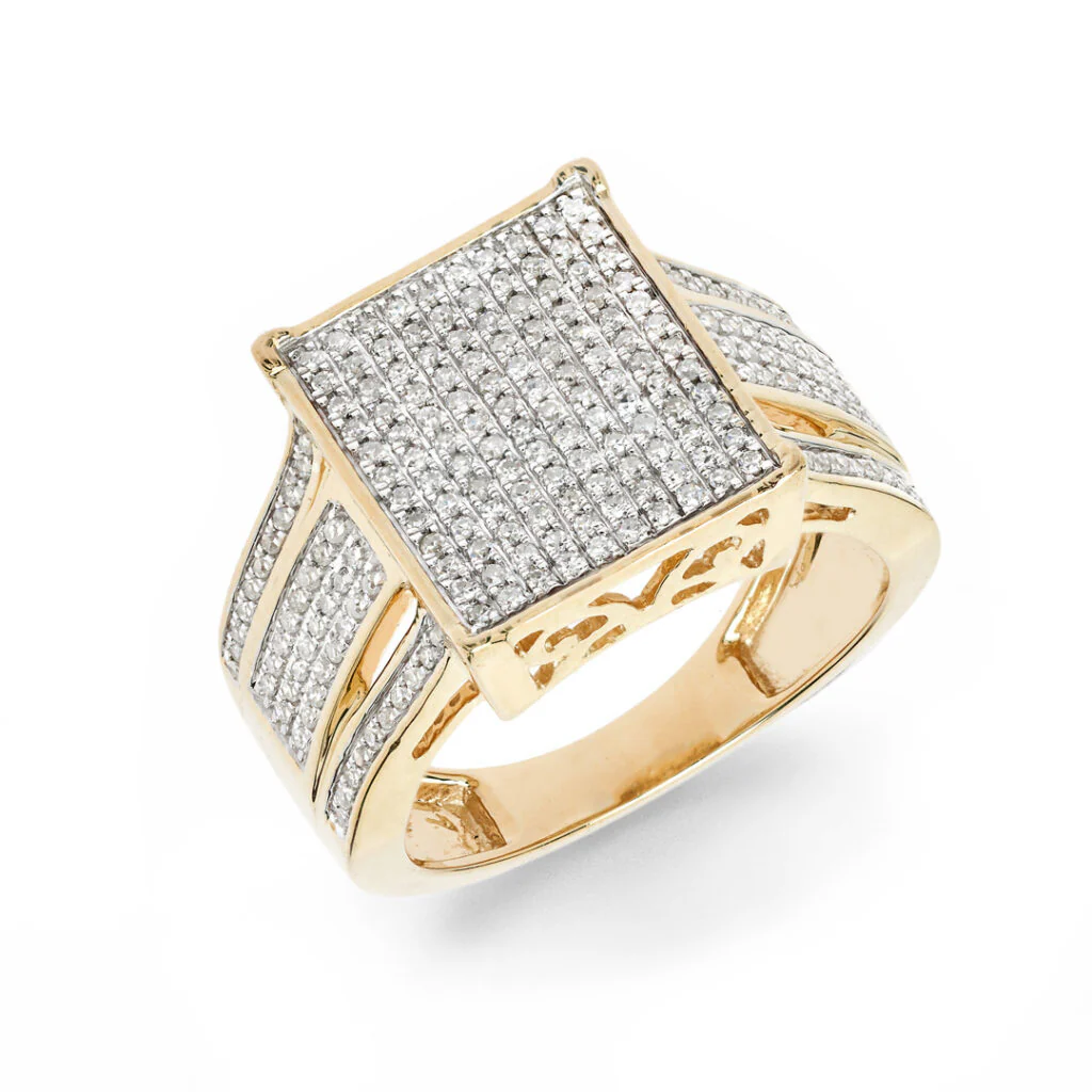 Triple Pinky Diamond Ring
