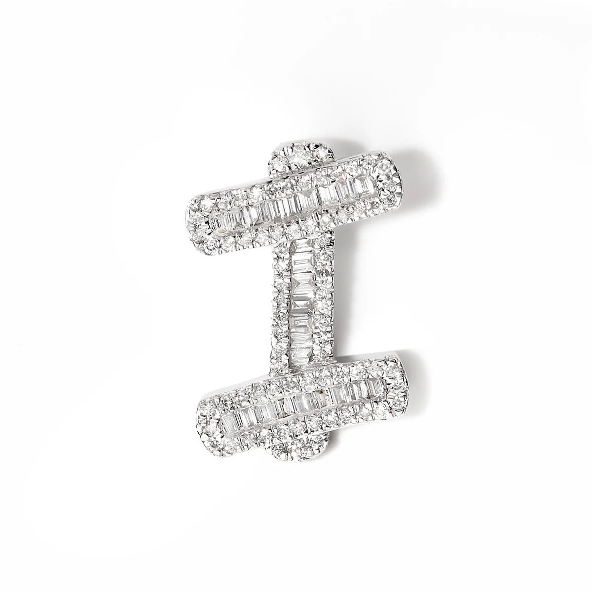 Classic Diamond Baguette Initials - Image 11