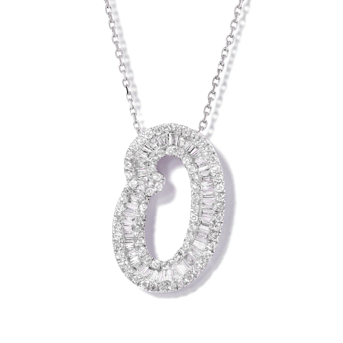 Classic Diamond Baguette Initials - Image 18