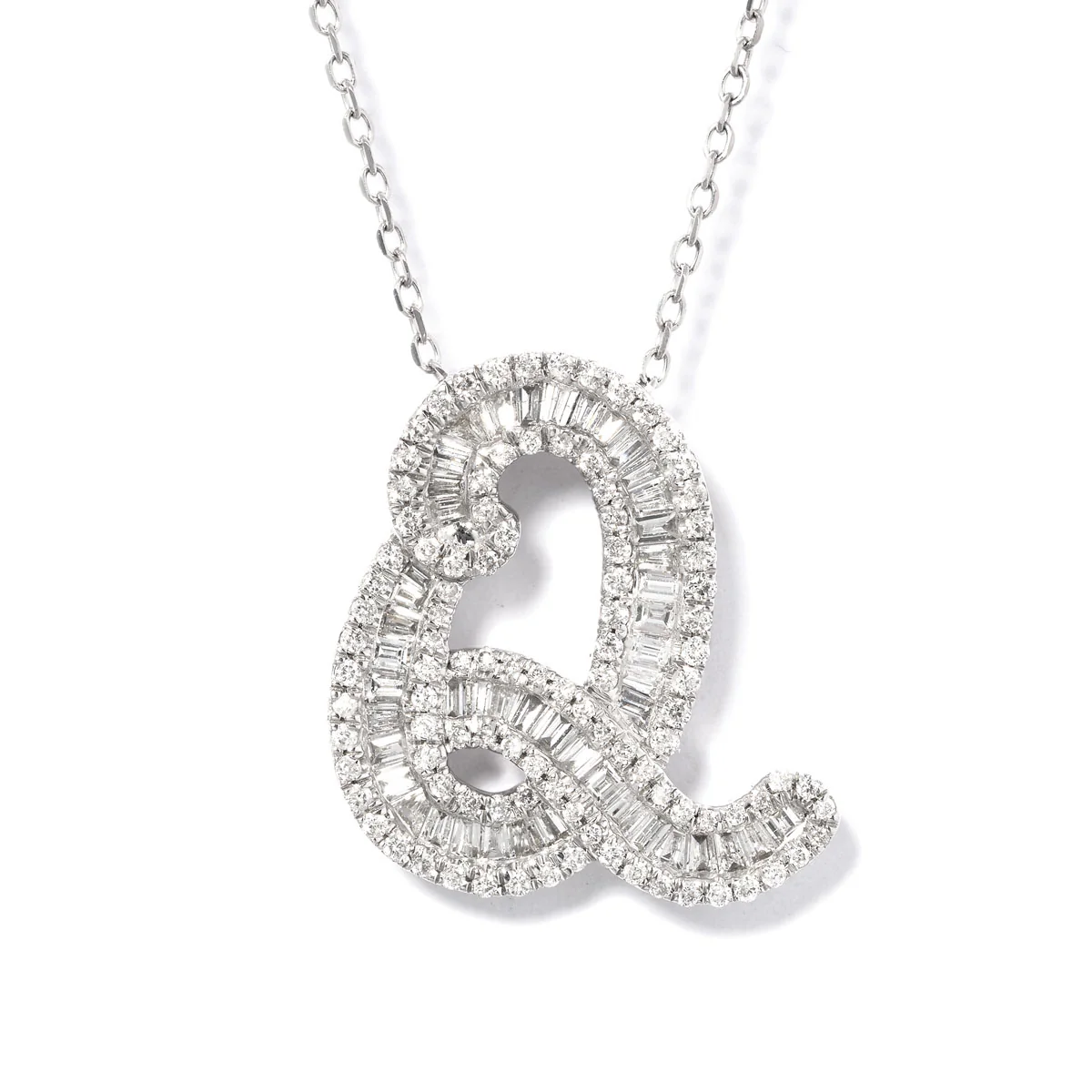 Classic Diamond Baguette Initials - Image 20