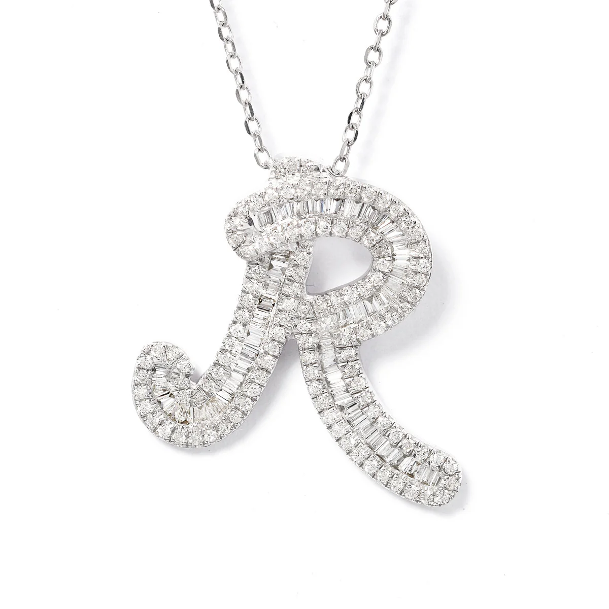 Classic Diamond Baguette Initials - Image 21