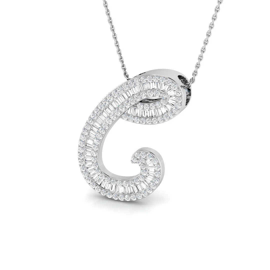 Classic Diamond Baguette Initials - Image 37