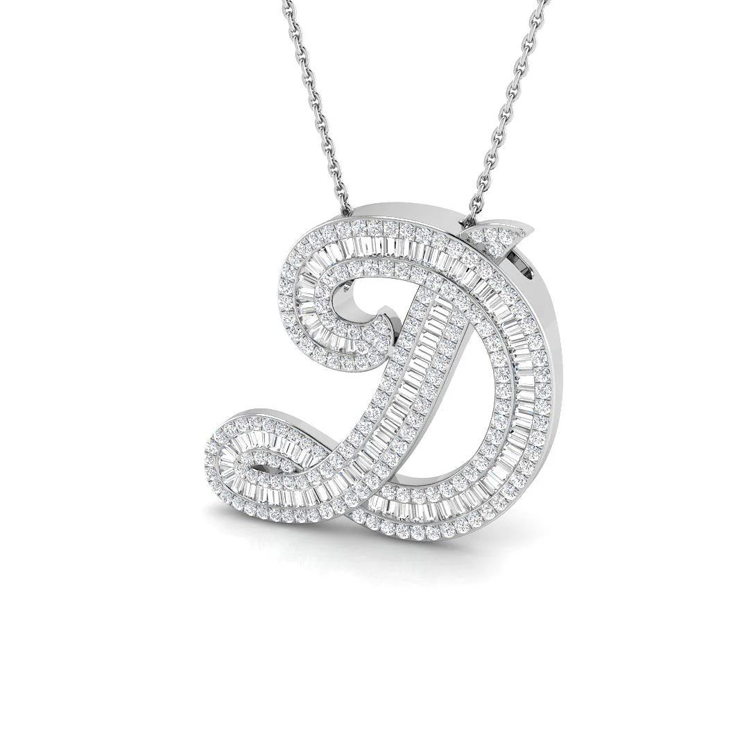Classic Diamond Baguette Initials - Image 38