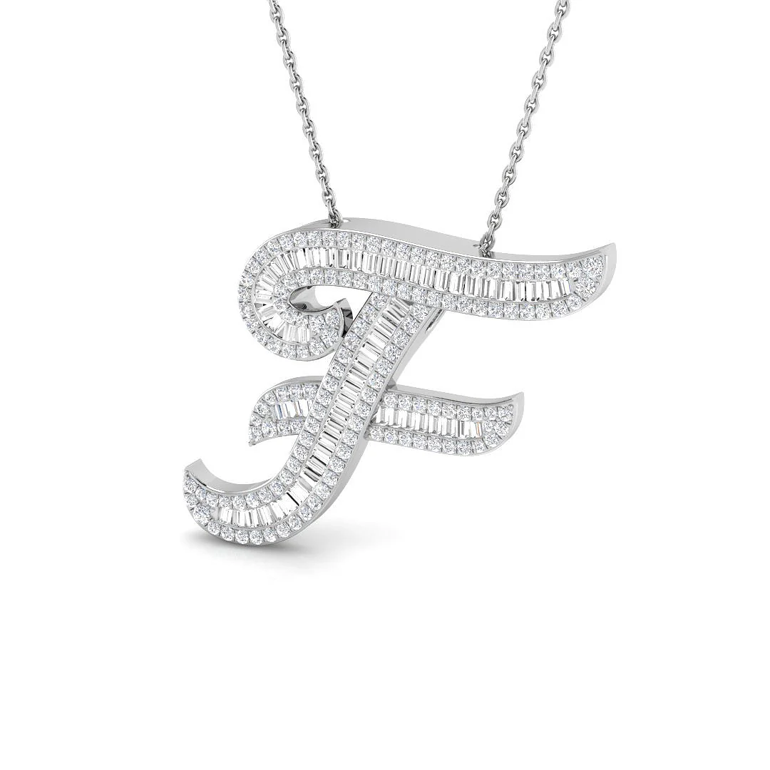 Classic Diamond Baguette Initials - Image 39