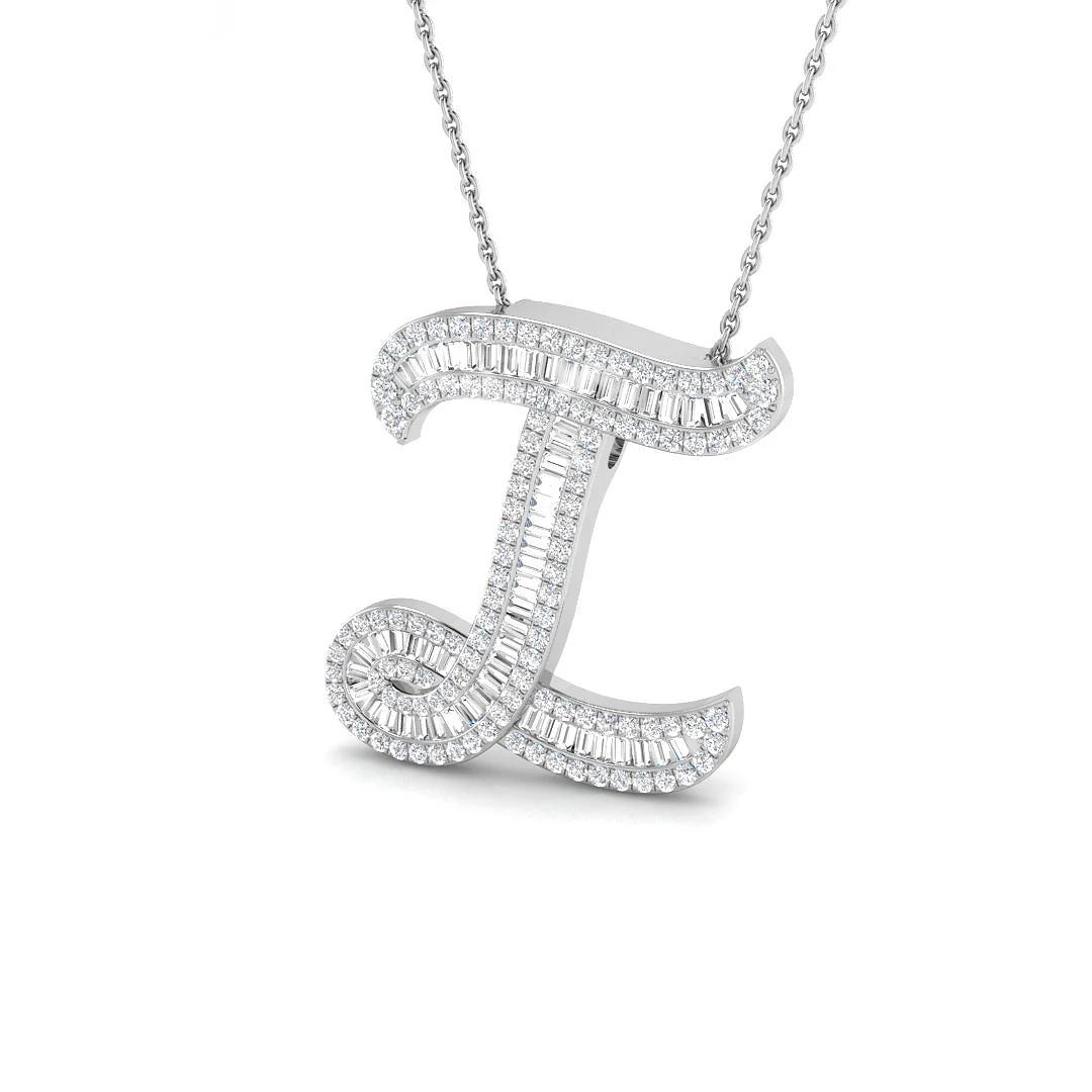 Classic Diamond Baguette Initials - Image 41