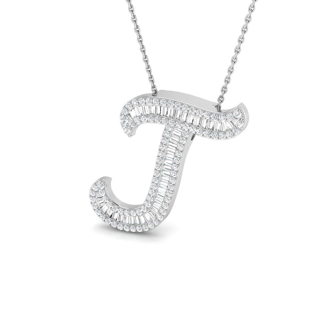 Classic Diamond Baguette Initials - Image 42