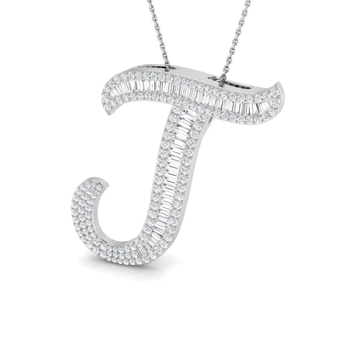 Classic Diamond Baguette Initials - Image 43