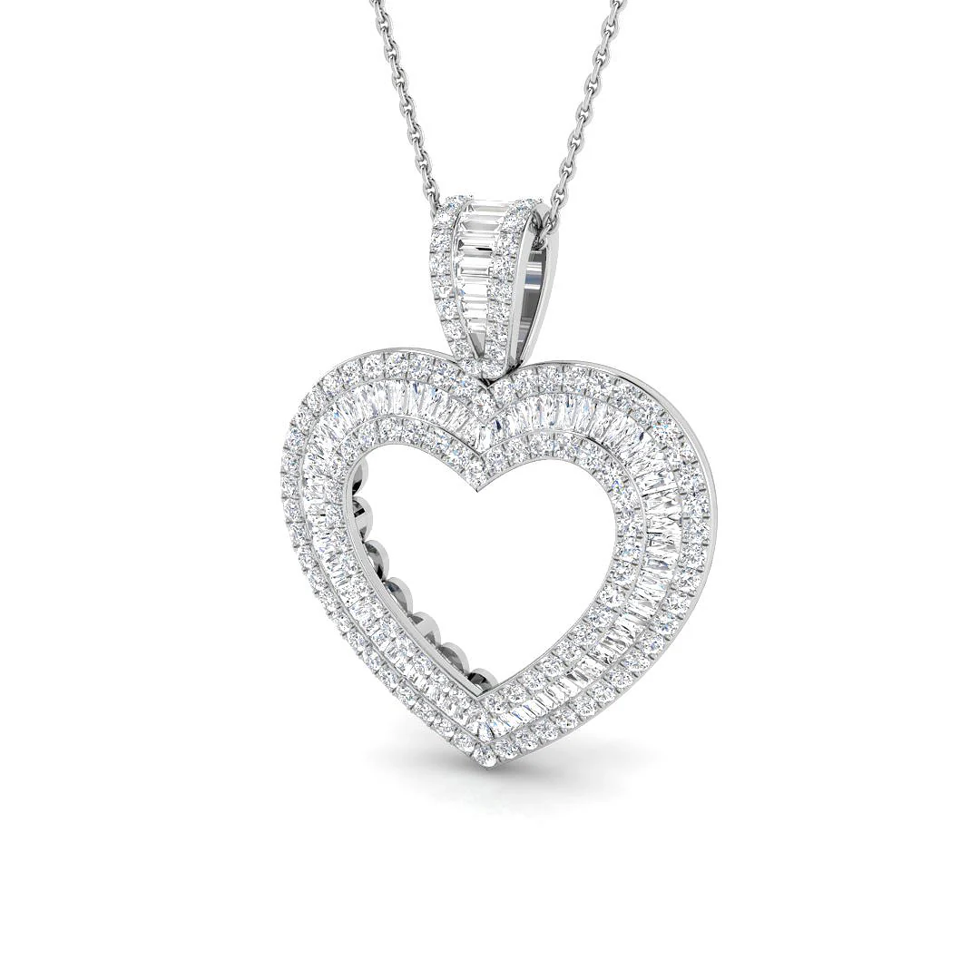 Young Hearts Baguette Pendant - Image 3