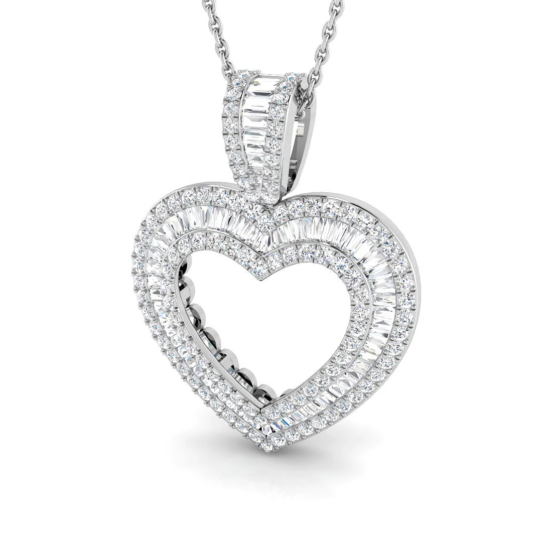 Young Hearts Baguette Pendant - Image 5
